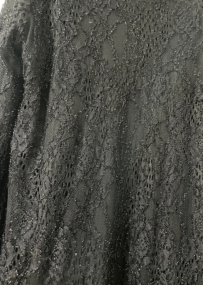 Işıltılı dantel elbise - Görsel 5