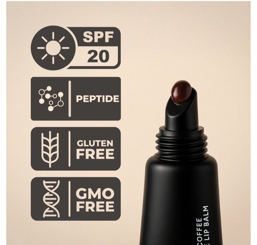 LA FAE Siyah Kahve Peptit Dudak Balmı - Görsel 2