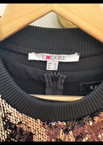 Kadın Uzun Kollu Payetli Bluz - Görsel 3