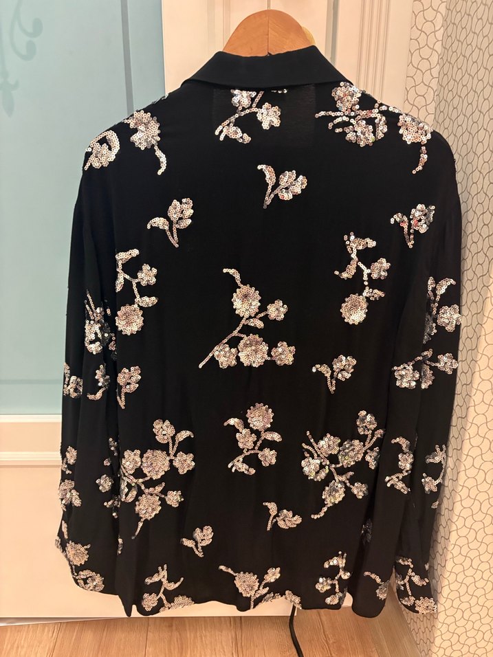 Siyah Çiçekli Bohem Kadın Tulum - Görsel 3