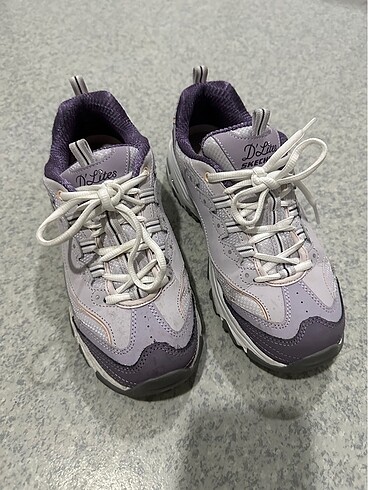 38,5 Beden mor Renk Orjinal Skechers D lite