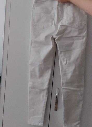 Addax addax beyaz kot pantolon 
