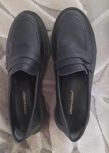 Siyah Kadın Loafer Ayakkabı