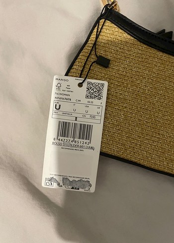 Mango Mango Hasır çanta
