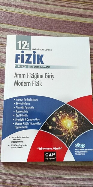 Sıfır çap yayınları fizik ayt atom fiziği modern fizik tyt denem