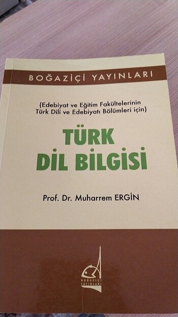 Türk Dil Bilgisi- Prof. Dr. Muharrem Ergin