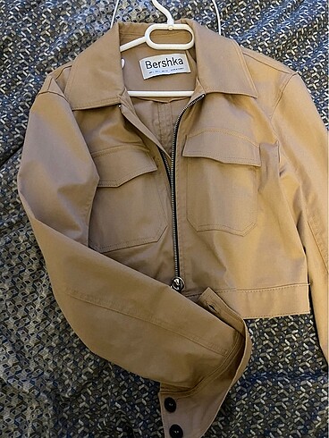 Bershka krem kahve ceket
