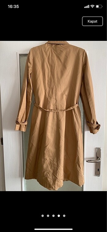 38 Beden camel Renk #mango trençkot