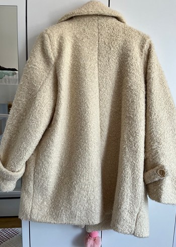 Diğer Krem Renkli Kısa Peluş Kaban