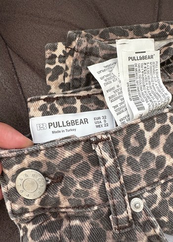 32 Beden Pb leoapar desenli jean