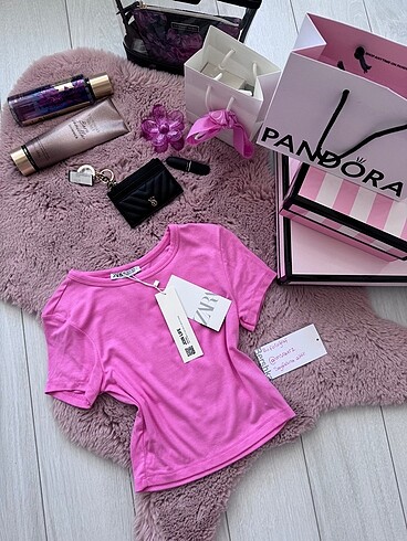Zara pembe crop
