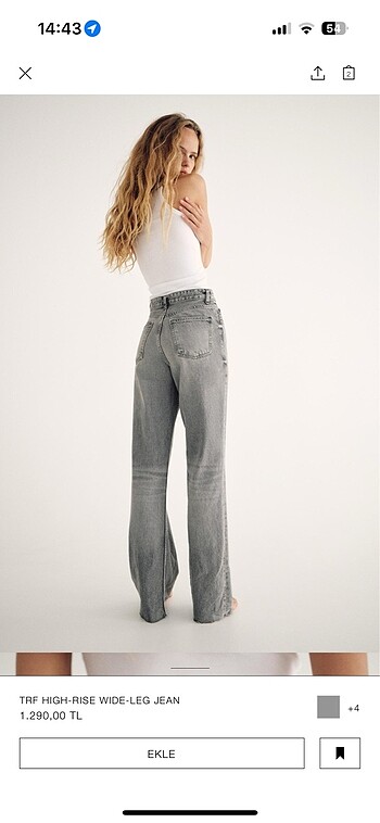 36 Beden Zara WIDE LEG JEAN