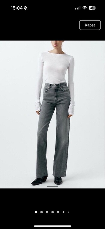 Zara WIDE LEG JEAN