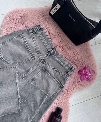 42 Beden gri Renk Zara wıde leg jean