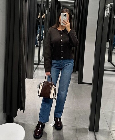 ZARA YÜKSEK BEL WIDE LEG JEAN