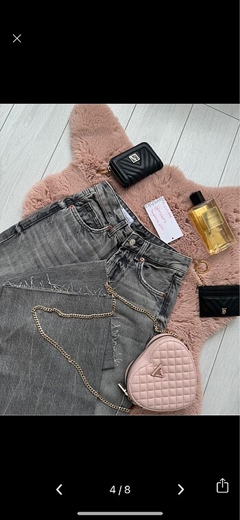 34 Beden Zara TRF HIGH-RISE WIDE LEG JEAN