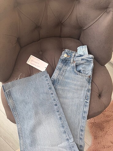Zara yüksek bel wıde leg jean