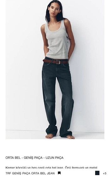 Zara WIDE LEG JEAN