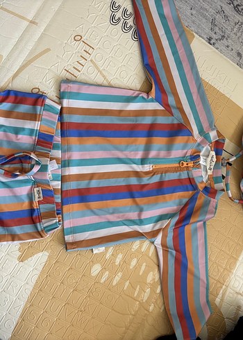 Çizgili Çocuk Uzun Kollu Mayo Takımı - Görsel 2