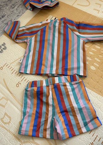 Çizgili Çocuk Uzun Kollu Mayo Takımı - Görsel 6