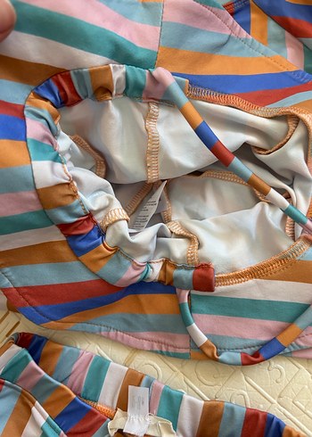 Çizgili Çocuk Uzun Kollu Mayo Takımı - Görsel 5