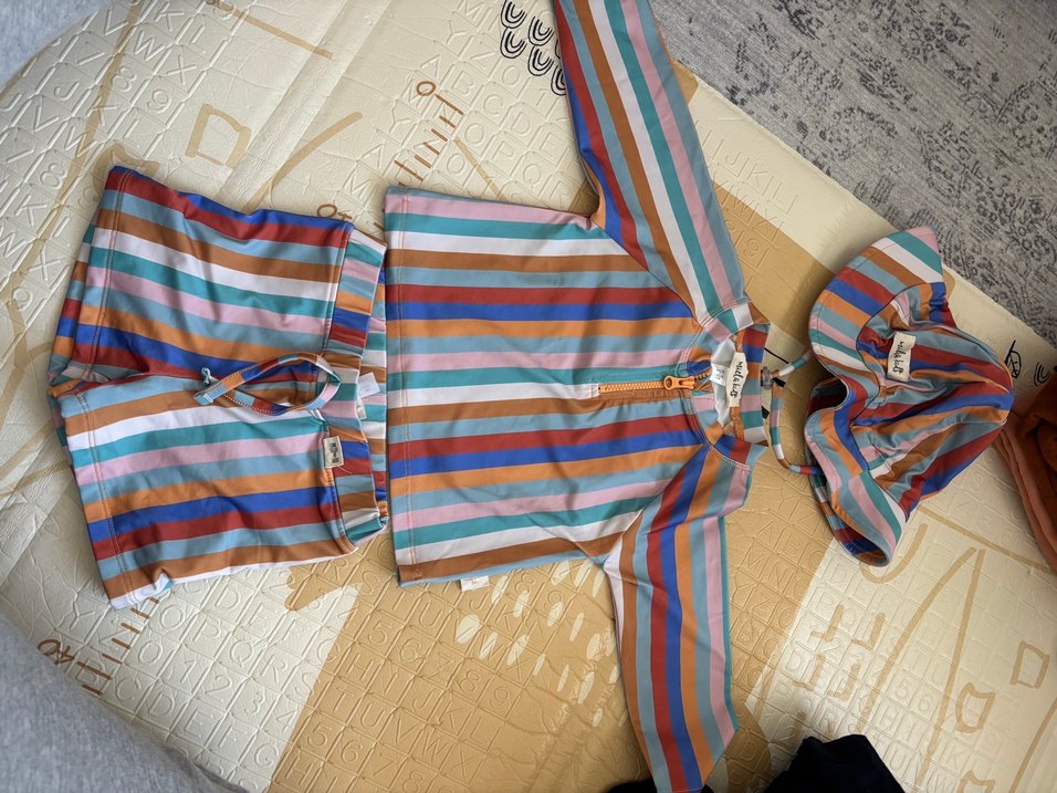 Çizgili Çocuk Uzun Kollu Mayo Takımı - Görsel 2