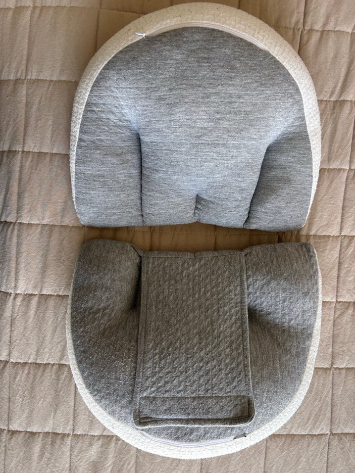 Çok Fonksiyonlu Hamile Destek Yastığı Gri - Görsel 2