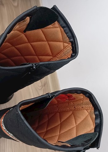 Kadın Siyah Tokalı Biker Dizüstü Çizme - Görsel 4