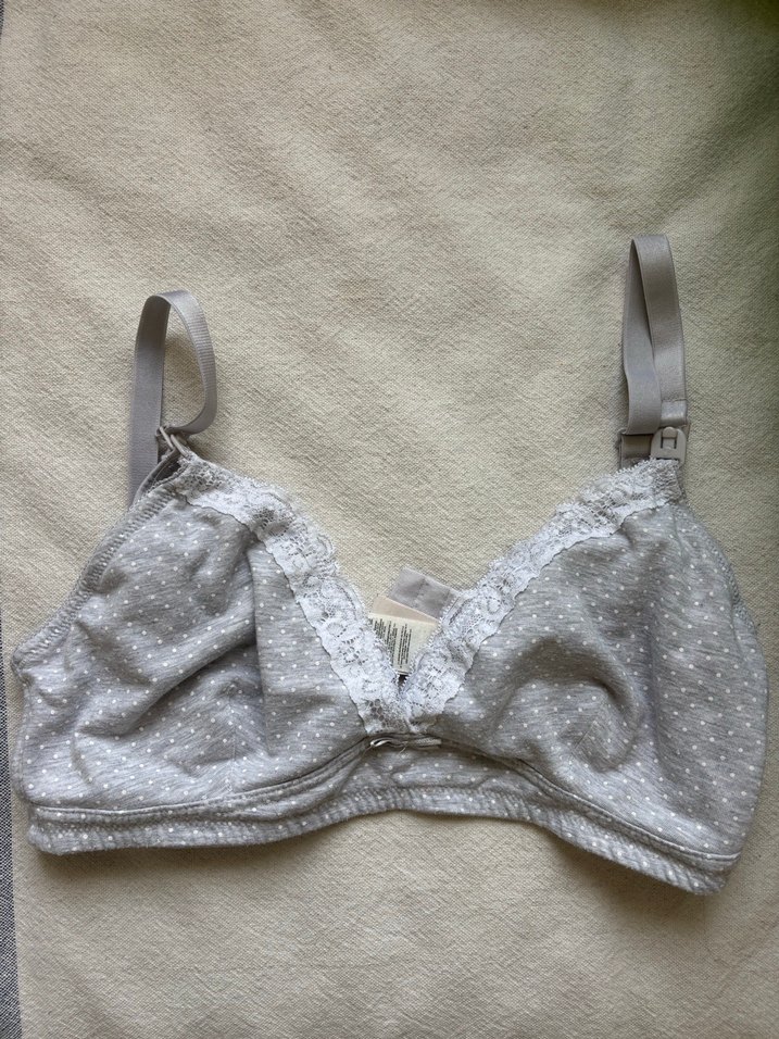 Gri Modern Klasik Dantelli Sütyen - Görsel 4