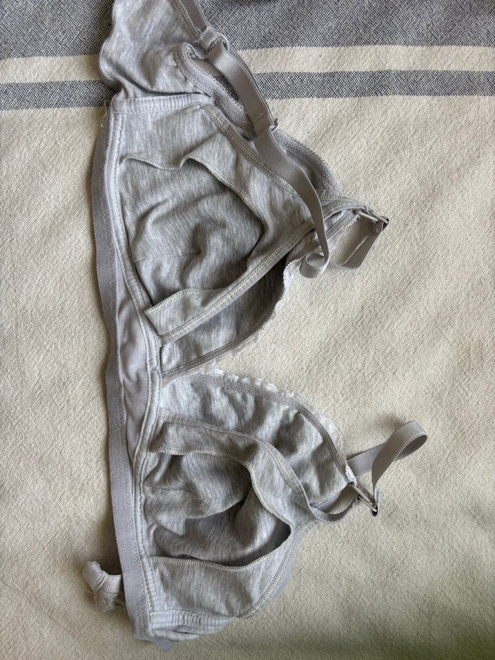 Gri Modern Klasik Dantelli Sütyen - Görsel 2