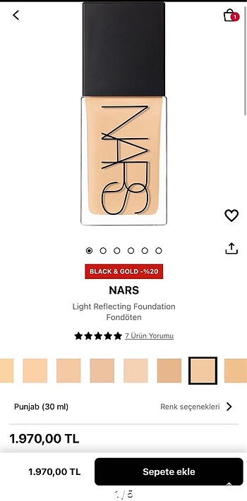 Nars Fondöten