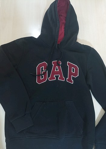 Siyah GAP Kapüşonlu unisex Sweatshirt