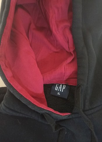 xl Beden Siyah GAP Kapüşonlu unisex Sweatshirt