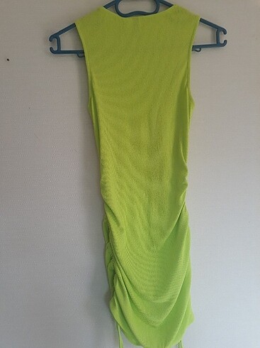 xs Beden H&M Yeşil Elbise