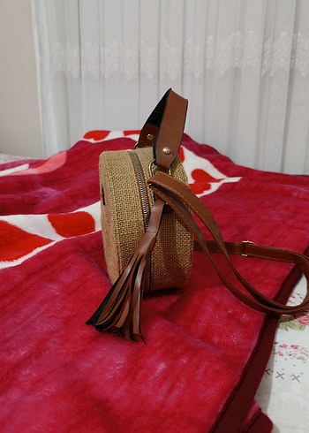 Bej Minimalist Bohem Kadın Çanta - Görsel 4