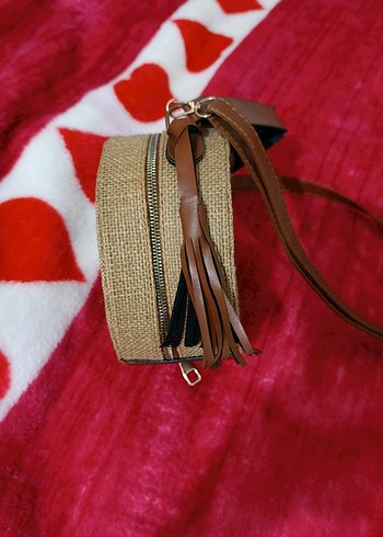 Bej Minimalist Bohem Kadın Çanta - Görsel 2