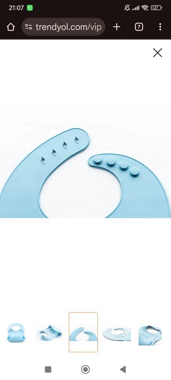 Silikon Bebek Mama Önlüğü - Görsel 3