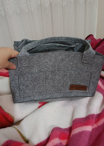 Gri Keçe  Bebek Bakım Çantası - Görsel 4