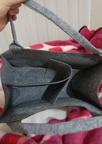 Gri Keçe  Bebek Bakım Çantası - Görsel 5