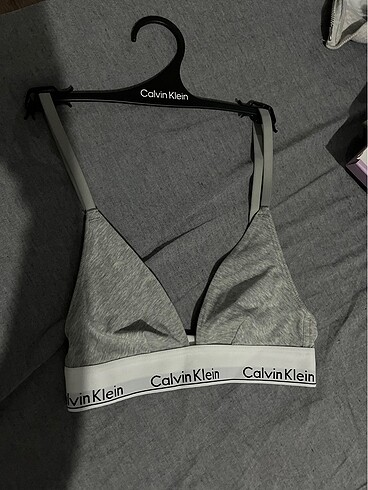 Calvin Klein Calvin klein gri spor sütyeni