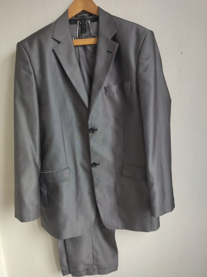 Gri Erkek Takım Elbise - Görsel 2