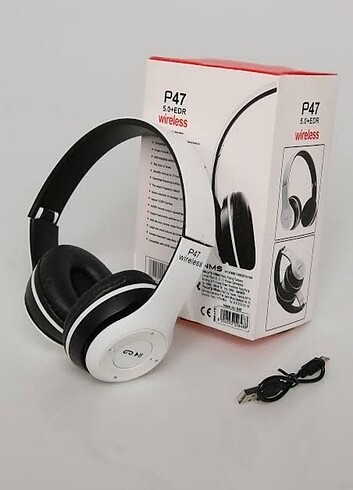 P47 BLUETOOTH KULAKLIK KAFA ÜSTÜ KULAKLIK 2 adet