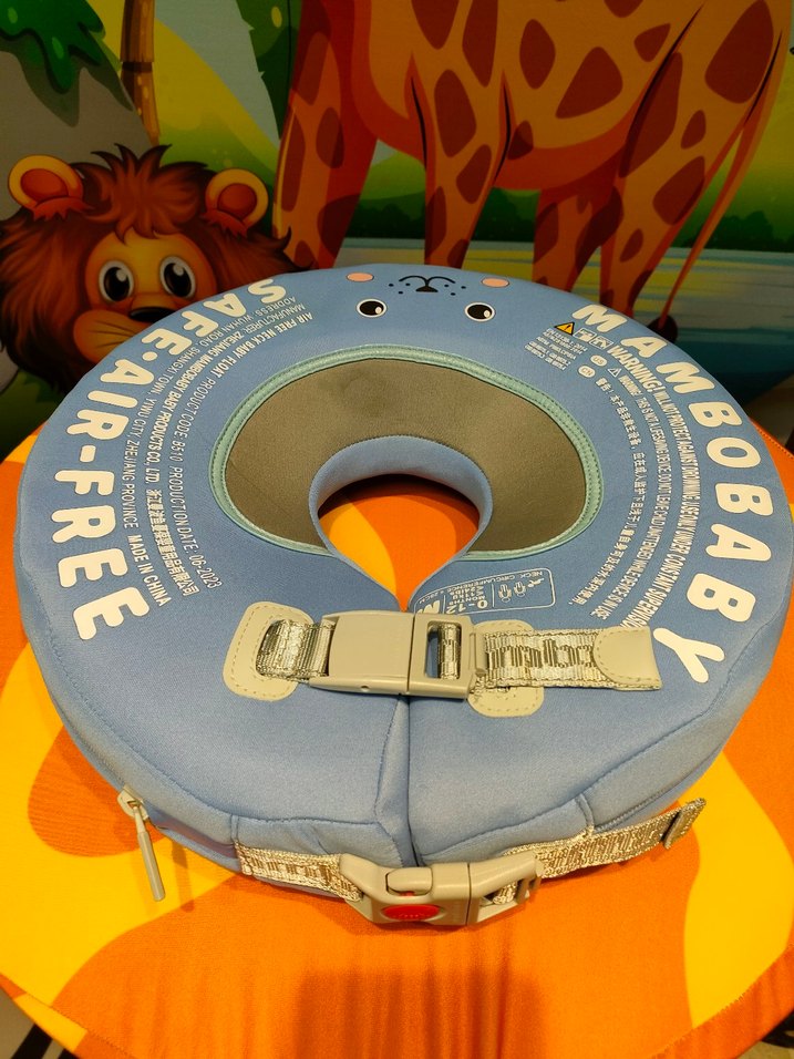 schulzz mambobaby Mavi Çocuk Boyun Yüzme Simidi - Görsel 2