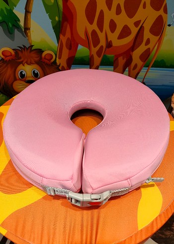 Pembe Bebek Boyun Şişme Yüzme Simidi - Görsel 3