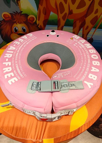 Pembe Bebek Boyun Şişme Yüzme Simidi - Görsel 2