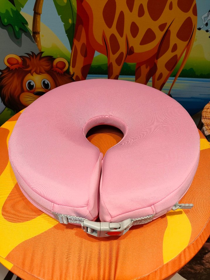Pembe Bebek Boyun Şişme Yüzme Simidi - Görsel 3