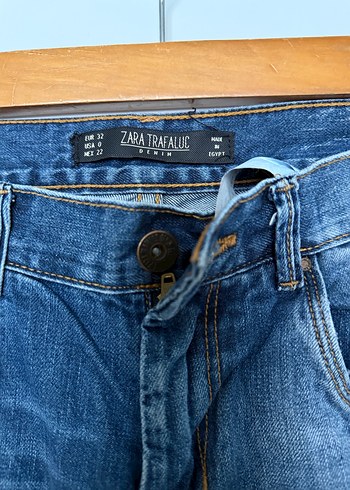 Kadın Mavi Denim Yırtık Boyfriend Jean - Görsel 2