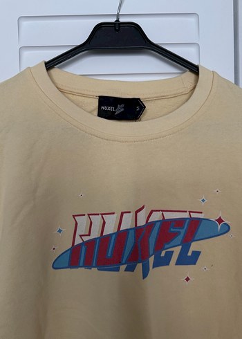 Sarı Pamuklu Uzun Kollu Sweatshirt - Görsel 3