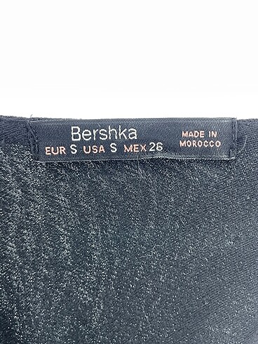 s Beden siyah Renk Bershka Uzun Elbise %70 İndirimli.