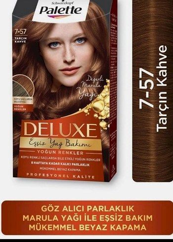 Schwarzkopf Palette Deluxe 7-57 Tarçın Kahve Saç Boyası